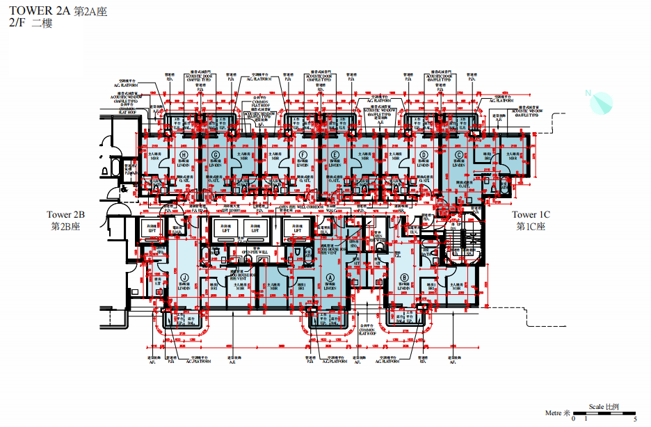 維港・灣畔 總平面圖 啟德跑道區項目整體布局
